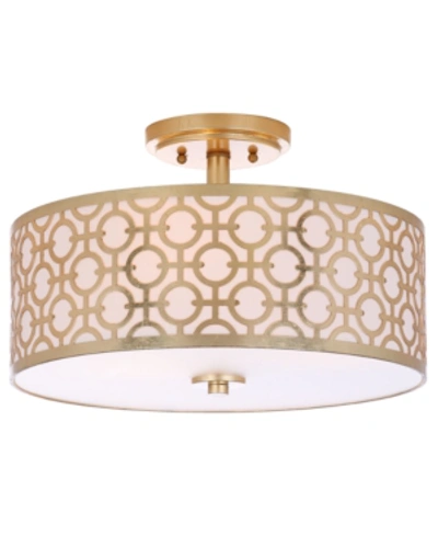 Safavieh Hutch Flush Mount In Gold