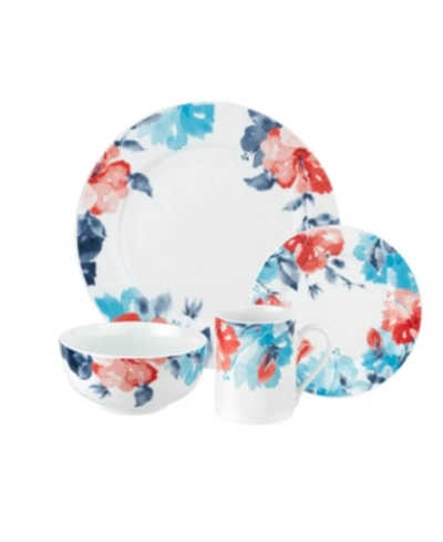 Spode Home Floral Breeze 16 Piece Set In White
