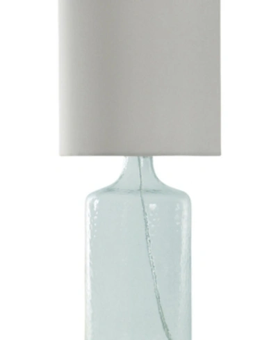 Shop Stylecraft Hardback Fabric Shade Table Lamp In Clear