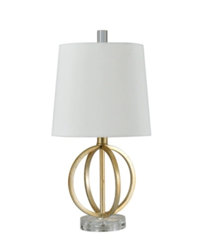 Shop Stylecraft Gold-tone Flora Table Lamp