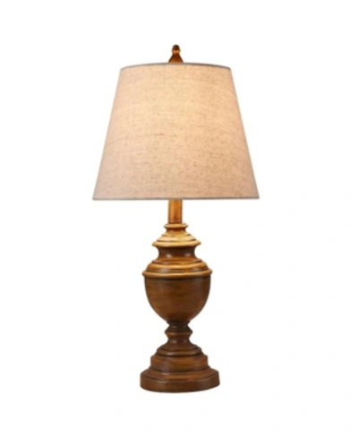 Shop Stylecraft Marion Table Lamp In Brown