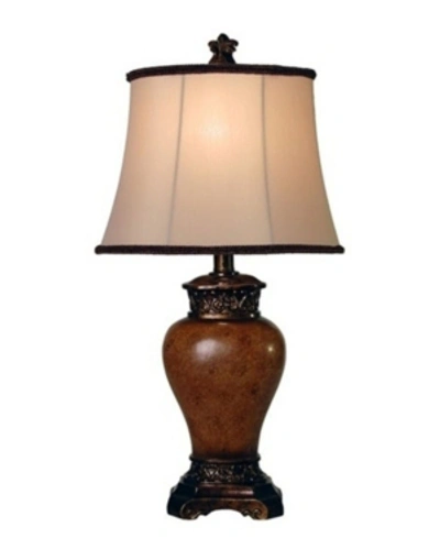 Shop Stylecraft Maximus Table Lamp In Bronze