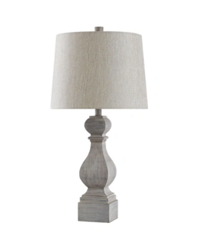 Shop Stylecraft Poly Table Lamp In Gray
