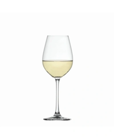 Shop Spiegelau Salute White Wine Glasses, Set Of 4, 16.4 oz In Clear