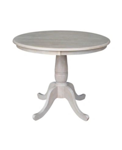 Shop International Concepts 36" Round Top Pedestal Table In No Color