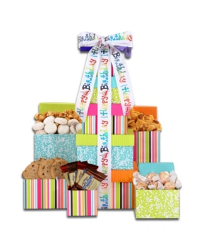Shop Alder Creek Gift Baskets B-day Treats Gift Tower