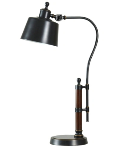 Shop Stylecraft Metal Shade Table Lamp In Bronze