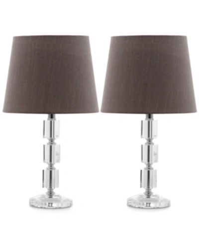 Safavieh Set Of 2 Erin Table Lamps In Grey