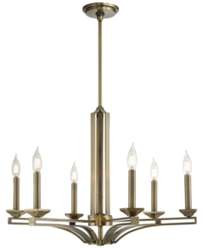 Livex Trumbull 6-light Chandelier In Antique Bronze