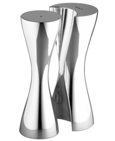 Nambe Hug Salt And Pepper Shaker Set