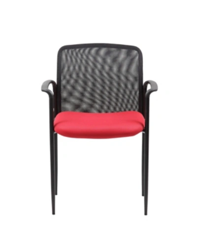 Shop Boss Office Products Mesh Guest Chair In Red