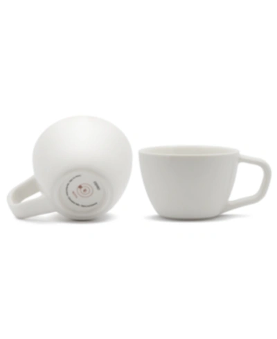 Shop Espro Tc2 12-oz. 2-pk. Latte Mugs In Cocoa White