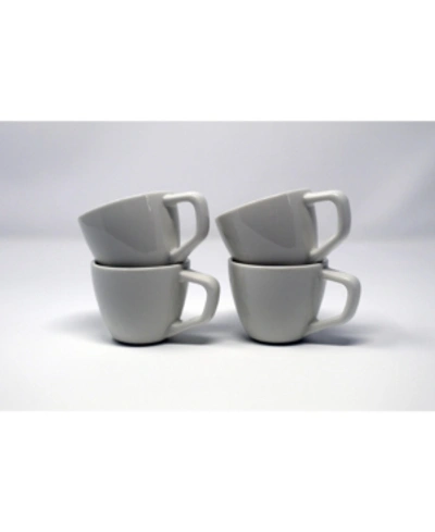 Shop Espro Tc2 3-oz. 4-pk. Espresso Coffee Mugs In Cocoa White