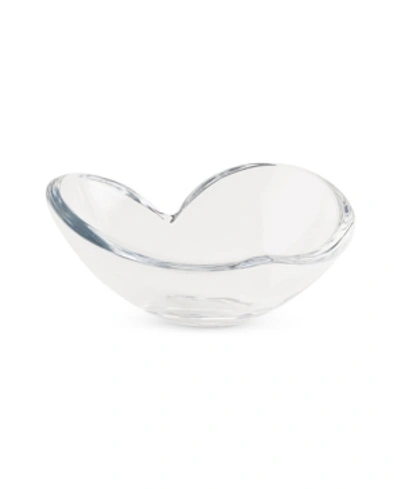 Nambe Glass Heart Bowl Large In Clear
