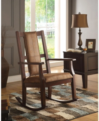 Shop Acme Furniture Butsea Rocking Chair In Espresso