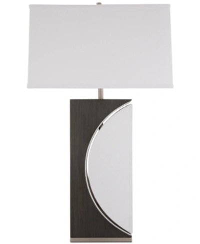 Shop Nova Lighting Half Moon Table Lamp In Gray