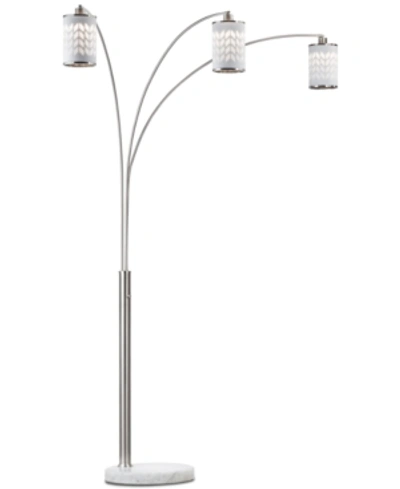 Shop Nova Lighting Flora 3-light Arc Floor Lamp In Gold