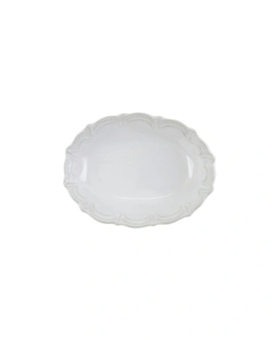 Shop Vietri Incanto Stone White Lace Small Oval Bowl