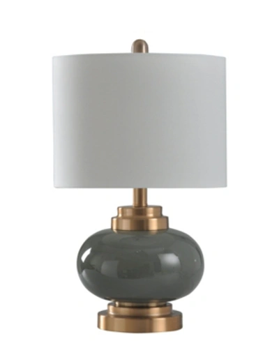 Shop Stylecraft Lindsay Table Lamp In Gray