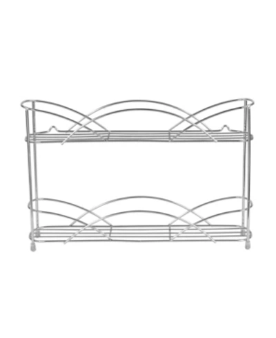 Spectrum Countertop Wall Mount 2-tier Spice Rack In Chrome