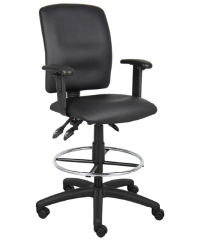Shop Boss Office Products Multi-function Drafting Stool In Black