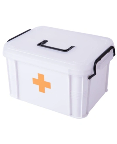 Shop Basicwise Vintiquewise Small First Aid Medical Kit In White