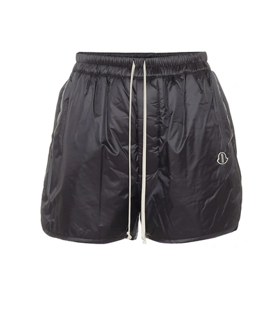 Shop Rick Owens X Moncler Shorts In Black