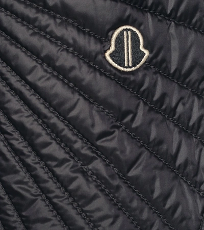 Shop Rick Owens X Moncler Quilted Shorts In Black