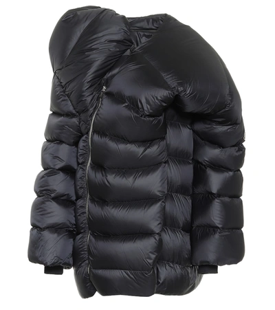 Shop Rick Owens X Moncler Hikoville Quilted Down Coat In Black