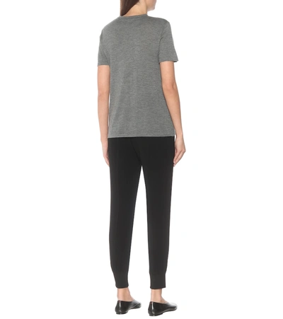 Shop Co Cashmere T-shirt In Grey