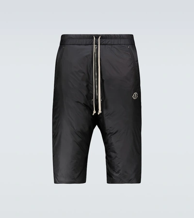 Shop Rick Owens Moncler +  Long-length Shorts In Black