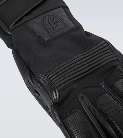 Shop Toni Sailer Dane Ski Gloves In Black