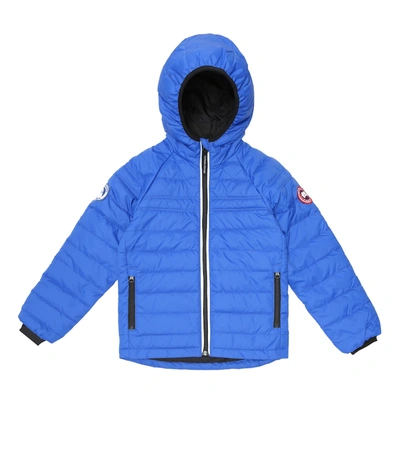 Shop Canada Goose Pbi Sherwood Hooded Down Jacket In Blue