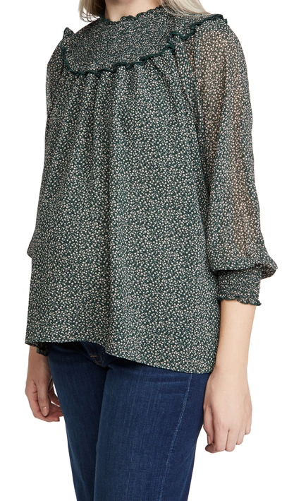 Shop Hatch The Mika Top In Forest Ditsy