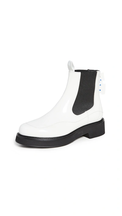 Shop Off-white Chealsea Boots In White No Color