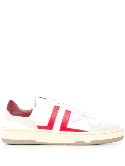 Shop Lanvin Women's White Leather Sneakers