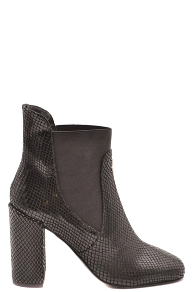 Shop Patrizia Pepe Women's Black Leather Ankle Boots