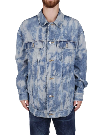 Shop Ambush ® Men's Blue Cotton Jacket