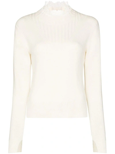 Shop See By Chloé Women's White Wool Sweater