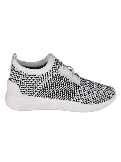 Shop Kendall + Kylie Women's White Synthetic Fibers Slip On Sneakers