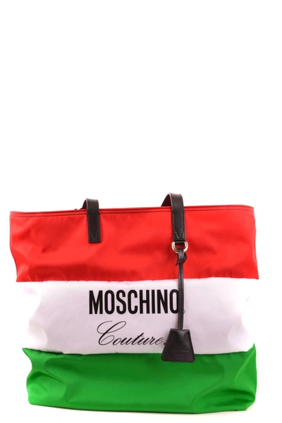 Shop Moschino Women's Multicolor Fabric Tote