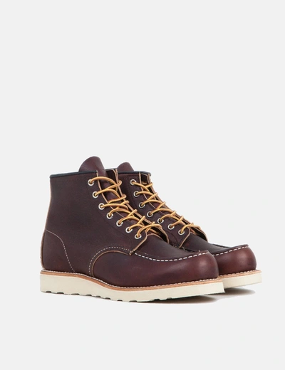 Shop Red Wing 6" Moc Toe Work Boots (8138) In Brown