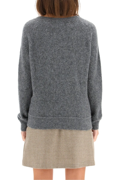 Shop A.p.c. Laya Sweater In Gris Chine