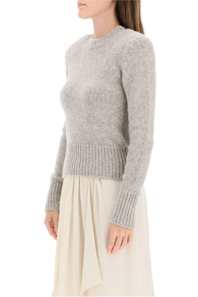 Shop Isabel Marant Erwany Sweater In Light Grey