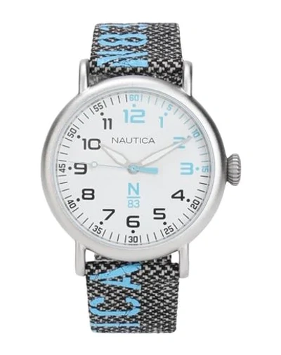 Shop Nautica Wrist Watch In Silver