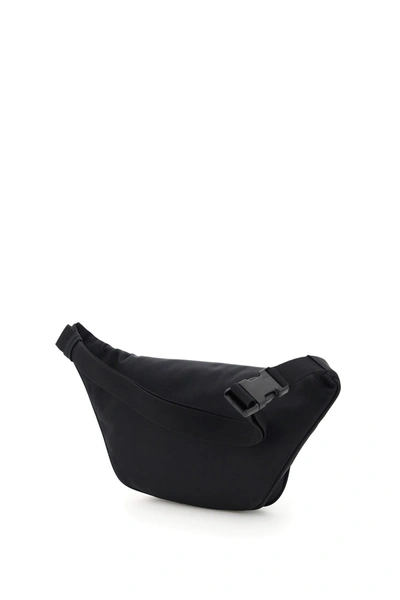 Shop Balenciaga Explorer Beltpack With Uniform Logo Patch In Black