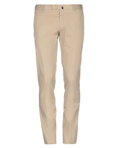 Shop Incotex Man Pants Beige Size 30 Cotton, Elastane