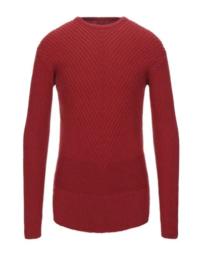 Shop Rick Owens Sweaters In Red