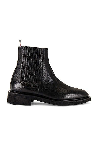 Shop Thom Browne Chelsea Boot In Black