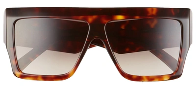 Shop Celine Bold 3 Dots Cl 40092i 6052f Flattop Sunglasses In Brown
